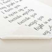 詩の毛布 シェルパブランケット (3/4)