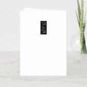 詩の真実 箔グリーティングカード (裏面)