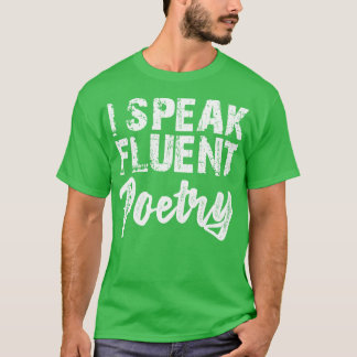 詩の私は流話流な詩w tシャツ