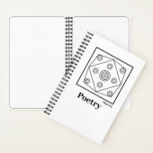 詩の記号のジャーナル ノートブック (内側)