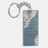 詩のkeychain精神状態 キーホルダー (正面左)