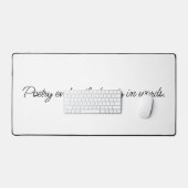 詩はデスクマットを呼び出す デスクマット (キーボード&マウス)