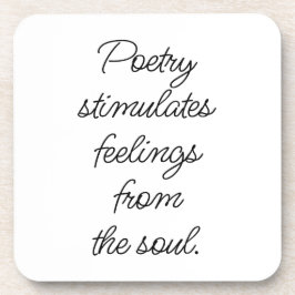 詩はプラスチック懸命を刺激する コースター