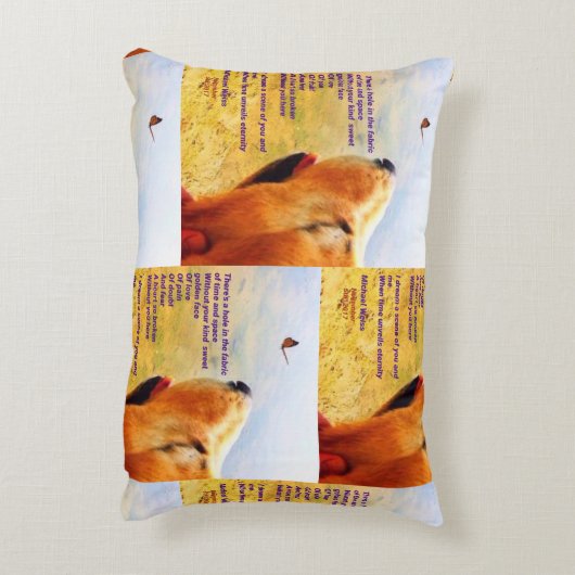 詩はペ祝ットの思い出失ったし アクセントクッション (裏面(縦))