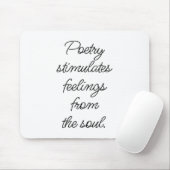詩はマウスパッドを刺激する マウスパッド (マウス)