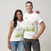 詩は善い人のウンチ食べ物を与えだ Tシャツ (ユニセックス)