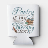 詩は私のセラピー詩人の詩の作家だ 缶クーラー (裏面)