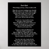 詩をやめ禁止 – ポスター (正面)