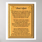 詩をやめ禁止 – ポスター (正面)