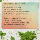 詩を上手に読む キッチンタオル (折り畳み)