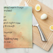 詩を上手に読む キッチンタオル (四つ折り)