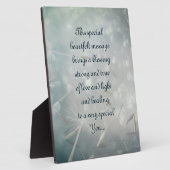 詩を上手に読む フォトプラーク (側面)