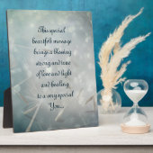 詩を上手に読む フォトプラーク (側面)