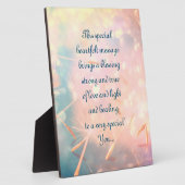 詩を上手に読む フォトプラーク (側面)