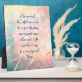 詩を上手に読む フォトプラーク (側面)