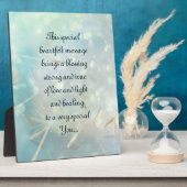 詩を上手に読む フォトプラーク (側面)