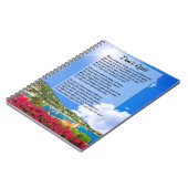 詩を作やめるな ノートブック (左側)