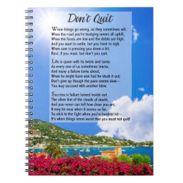 詩を作やめるな ノートブック