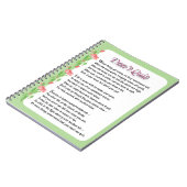 詩を作やめるな ノートブック (左側)