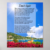 詩を作やめるな ポスター (正面)