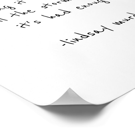 詩を作るためのポスターの感動的引用文 ポスター (角)