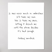 詩を作るためのポスターの感動的引用文 ポスター (正面)