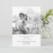 詩を愛する方法ロマンチックなヴィンテージスクリプト セーブザデート (スタンド正面)