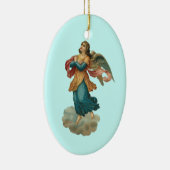 詩を持つヴィンテージの天使のオーナメント セラミックオーナメント (右)