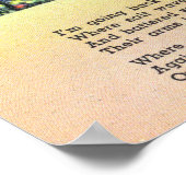 詩を書いた家の風景風景 ポスター (角)