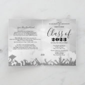 詩を用いた写真折り畳み招待状 招待状 (内部)