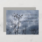 詩カード ポストカード (正面/裏面)