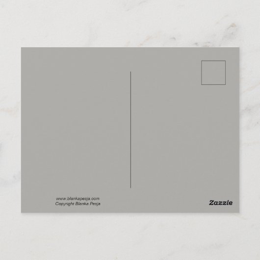 詩カード ポストカード (裏面)