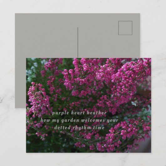 詩カード ポストカード (正面/裏面)