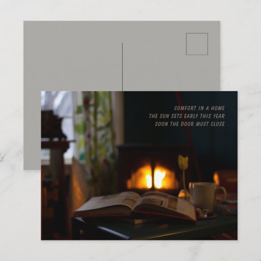 詩カード ポストカード (正面/裏面)