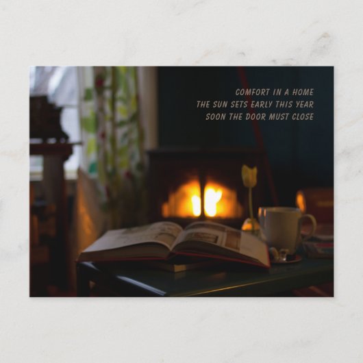 詩カード ポストカード (正面)