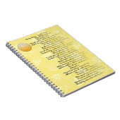 詩ジョン・ダン著朝日 ノートブック (右側)