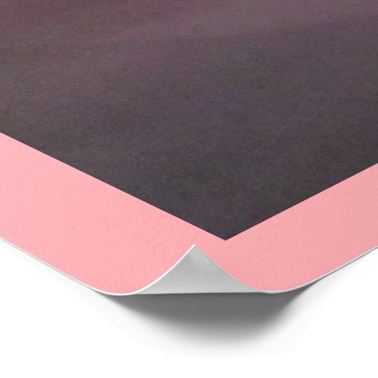 詩デザインの結婚式ポーズプリント ポスター (角)