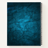 詩パーソナライズされた誌金ゴールド曼荼羅 ノートブック (裏面)