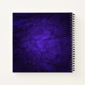 詩パーソナライズされた誌金ゴールド曼荼羅 ノートブック (裏面)