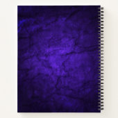 詩パーソナライズされた雑誌金ゴールド曼荼羅 ノートブック (裏面)