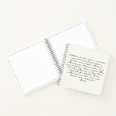 詩パーソナライズされた，歌の歌詞，引用文 ノートブック (内部)