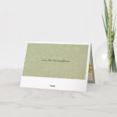 詩ビクトリアン付きクリスマスカード シーズンカード (裏面)