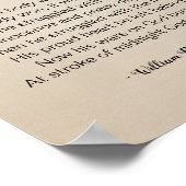 詩ヴィンテージポスターの4つの時代 ポスター (角)