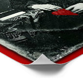 詩人おもしろいエミリー・ディキンソン・バレンタインデー ポスター (角)