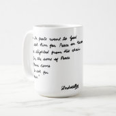詩人たちが神のもとへ行ったとき コーヒーマグカップ (正面左)
