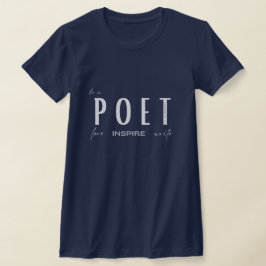 「詩人であれ」H.G. AlexandreによるウィメンズTシャツ Tシャツ