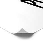 詩人のおもしろいポテトプリン ポスター (角)