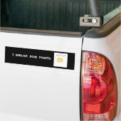 詩人のための壊れ目 バンパーステッカー (トラック上)