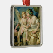 詩人のインスピレーション1785年 メタルオーナメント (右)