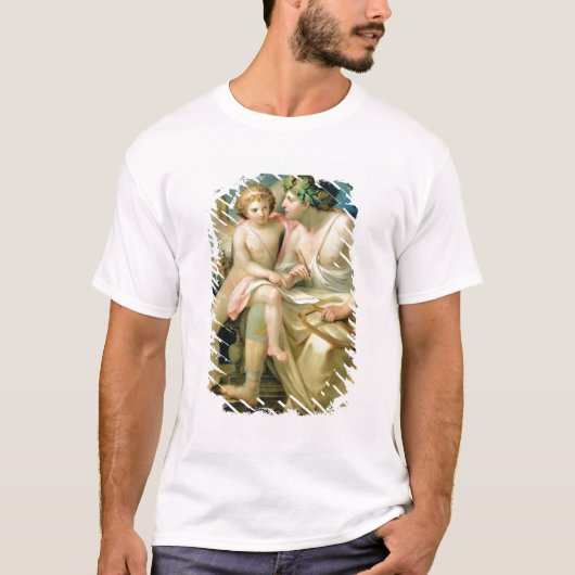 詩人のインスピレーション1785年 Tシャツ (正面)